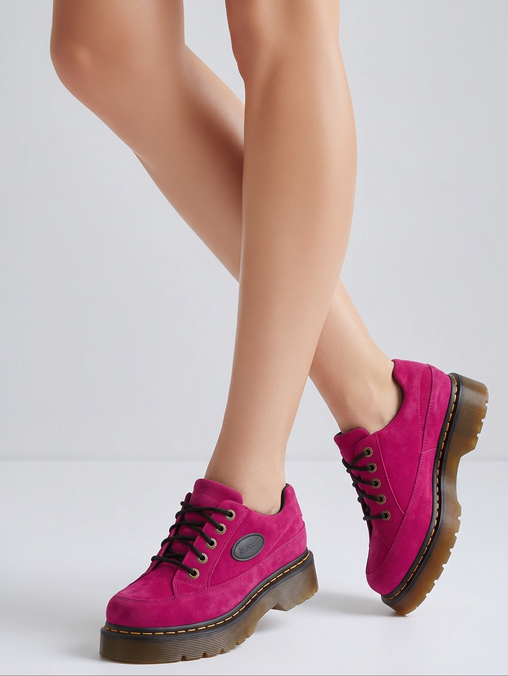 Nwob Fuchsia Chunky Buzz 5 Eye Shoes Size 10